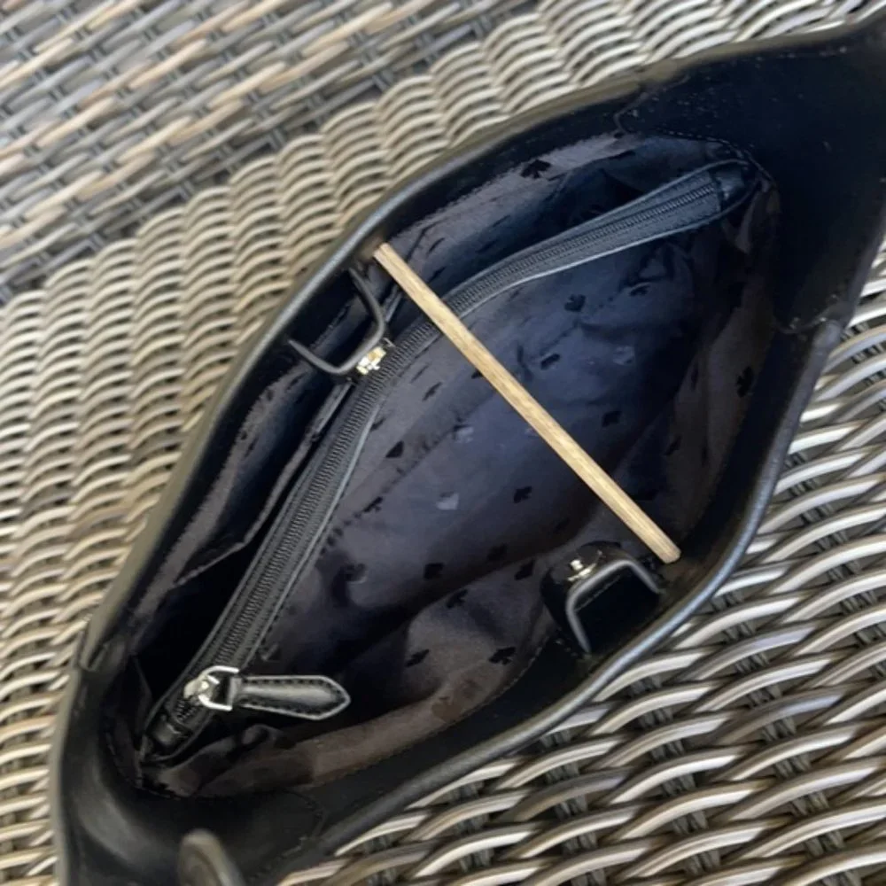 Kate Spade Crossbody Tweed Fabric Blue Multi - Picture 7 of 15